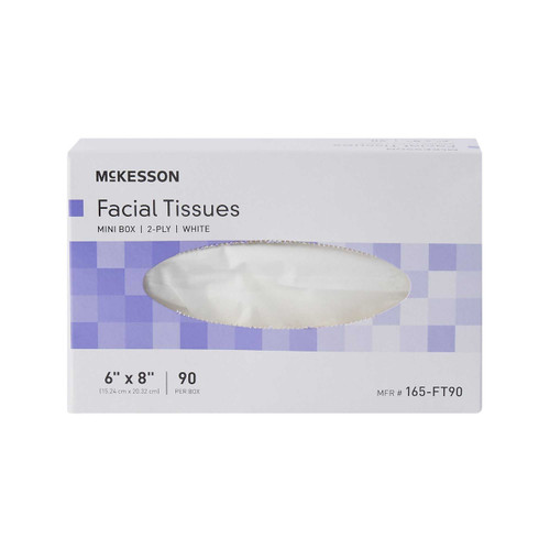 Facial Tissue McKesson White 6 X 8 Inch 165-FT90 Box/90 165-FT90 MCK BRAND 1040598_BX