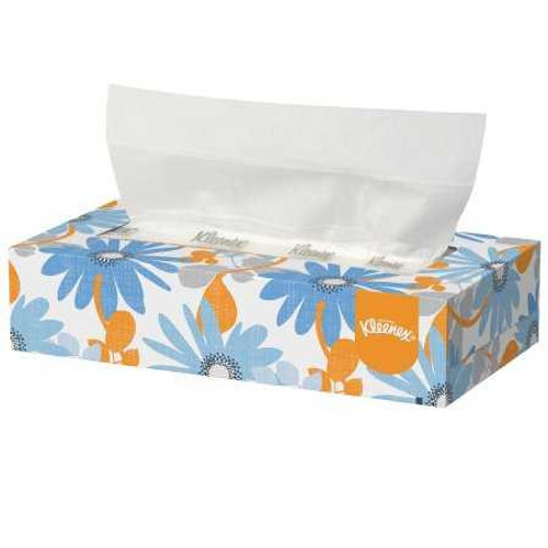 Facial Tissue Kleenex White 8-1/5 X 8-2/5 Inch 21400 Box/1 21400 KIMBERLY CLARK PROFESSIONAL & 60594_BX