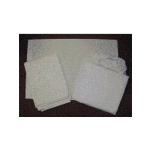 Bed Sheet Flat Sheet 66 W x 104 L Inch White Cotton 55% / Polyester 45% Reusable V21-660430 Pack of 1