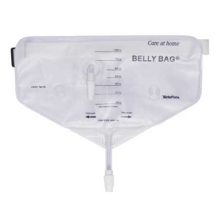 Urinary Drain Bag Belly Bag Anti-Reflux Valve 1000 mL Vinyl B1000 Each/1 B1000 TELEFLEX MEDICAL 458450_EA