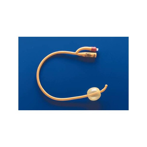 Foley Catheter Rusch PureGold 2-Way Coude Tip 30 cc Balloon 18 Fr. Latex 318318 Pack of 1