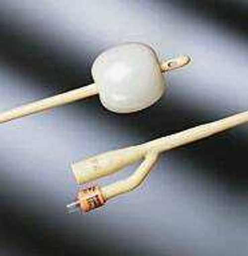 Foley Catheter Bardex I.C. 2-Way Straight Tip 30 cc Balloon 16 Fr. Silver Alloy Coated Latex 0166SI16 Each/1 0166SI16 BARD MEDICAL DIVISION 305597_EA