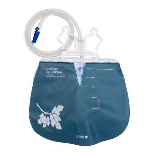 Urinary Drain Bag Fig Leaf Lite Anti-Reflux Valve 2000 mL Vinyl 10273 Each/1 STERIGEAR LLC 844525_EA
