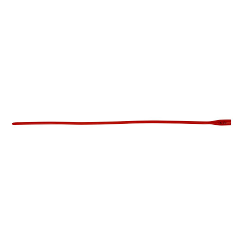 Urethral Catheter Dover Robinson Tip Red Rubber 16 Fr. 16 in Pack of 1
