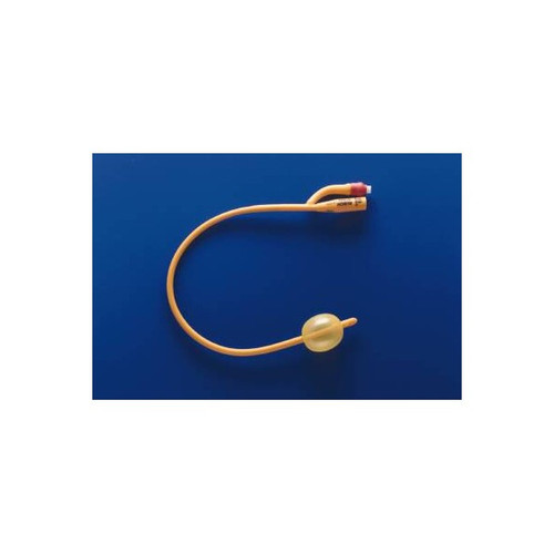 Foley Catheter Rusch Gold 2-Way Standard Tip 30 cc Balloon 18 Fr. Silicone Coated Latex 180730180 Pack of 1