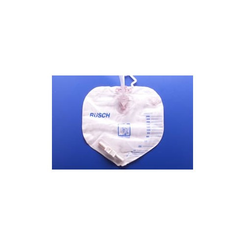 Urinary Drain Bag Rusch Premium Anti-Reflux Valve 2000 mL Vinyl 390000 Pack of 1