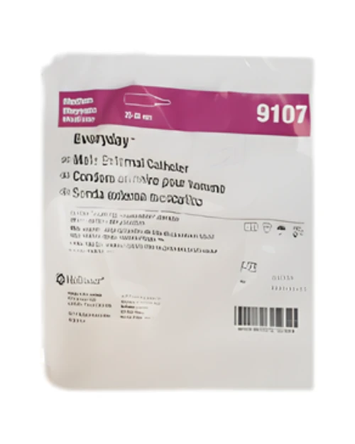Male External Catheter Everyday Self-Adhesive Seal Acrylic Medium 9107 Pack of 1 9107 HOLLISTER, INC. 704831_EA