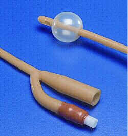 Foley Catheter Dover 2-Way Standard Tip 5 cc Balloon 16 Fr. Silicone Elastomer Coated Latex 402716 Pack of 1