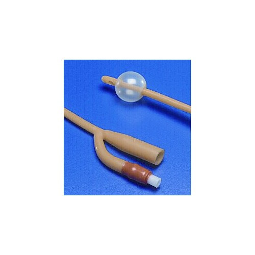 Foley Catheter Dover 2-Way Standard Tip 5 cc Balloon 16 Fr. Silicone Elastomer Coated Latex 402716 Pack of 1