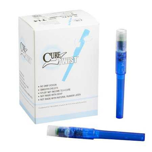 Urethral Catheter Cure Twist Straight Tip 14 Fr. 6 Inch T14 Each/1 T14 CURE MEDICAL 821999_EA