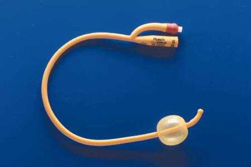 Foley Catheter PureGold 2-Way Coude Tip 30 cc Balloon 18 Fr. Latex 318318 Box/10 318318 TELEFLEX MEDICAL 192934_BX