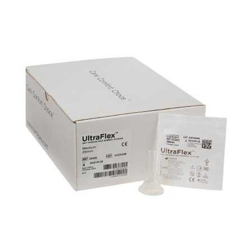 Male External Catheter UltraFlex® Self-Adhesive Band Silicone Medium 33302 Box of 30 33302 UltraFlex® 635137_BX