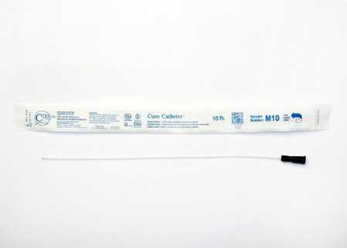 Urethral Catheter Cure Catheter Straight Tip 10 Fr. 16 Inch M10 Box/30 M10 CURE MEDICAL 761796_BX