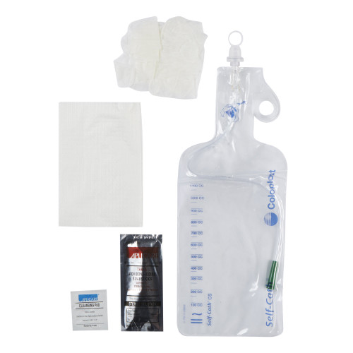Intermittent Closed System Catheter Tray Self-Cath Straight Tip 14 Fr. Without Balloon Lubricated PVC 1014 Case of 50