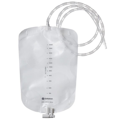 Ostomy Night Bag Assura 2000 mL 21365 Box of 10