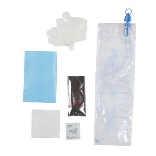 Intermittent Catheter Kit Cure Catheter Closed System / Straight Tip 12 Fr. Without Balloon CS12 Case/100 CS12 CURE MEDICAL 701376_CS