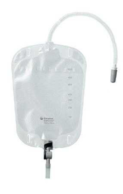 Urinary Leg Bag Conveen Security Anti-Reflux Valve 1000 mL Vinyl 21027 Box/10 21027 COLOPLAST INCORPORATED 901845_BX