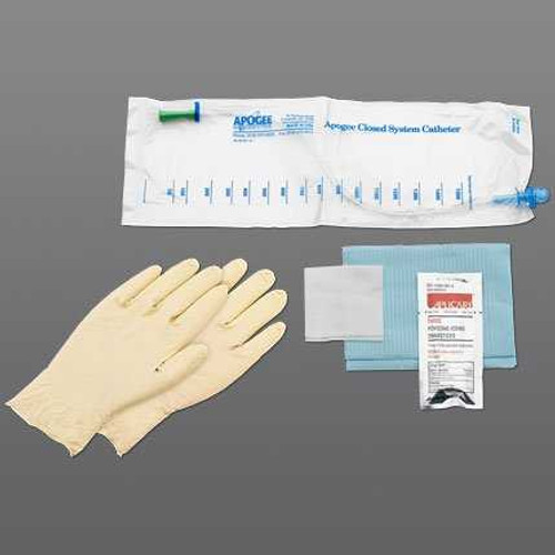 Intermittent Catheter Kit Apogee Closed System / Firm Tip 12 Fr. Without Balloon B12FB Box/100 B12FB HOLLISTER, INC. 721890_BX