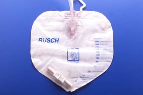 Urinary Drain Bag Rusch Premium Anti-Reflux Valve 2000 mL Vinyl 390000 Case of 20