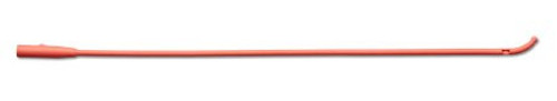 Urethral Catheter Medline® Coude Tip Red Rubber 14 Fr. 16 Inch DYND13614 Case of 12 DYND13614 Medline® 689312_CS