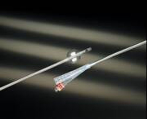Foley Catheter Lubri-Sil® 2-Way Standard Tip 5 cc Balloon 18 Fr. Antimicrobial Hydrogel Coated Silicone 1758SI18 Case of 12 1758SI18 Lubri-Sil® 388819_CS