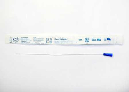 Urethral Catheter Cure Catheter Straight Tip 8 Fr. 16 Inch M8 Case/300 M8 CURE MEDICAL 761797_CS