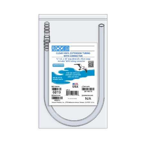 Extension Tube Urocare 0.31 I.D. x 18 Inch Long Clear-Vinyl NonSterile NonDEHP 6019 Each/1 6019 UROCARE 883831_EA