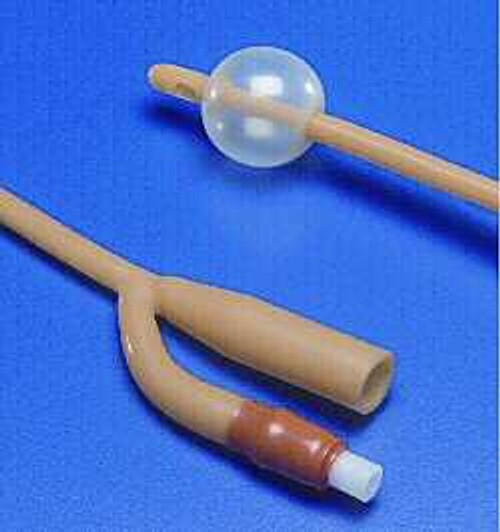 Foley Catheter Dover™ 2-Way Standard Tip 5 cc Balloon 12 Fr. Silicone Elastomer Coated Latex 402712 Pack of 1 402712 Dover™ 447033_EA