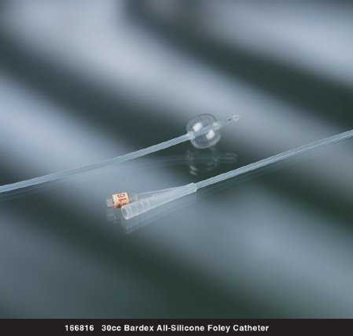 Foley Catheter Bardex 2-Way Standard Tip 30 cc Balloon 24 Fr. Silicone 166824 Each/1 166824 BARD MEDICAL DIVISION 60408_EA