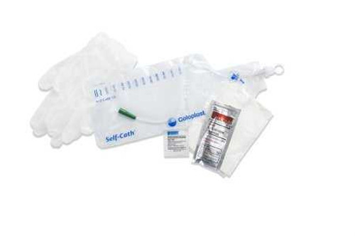 Intermittent Closed System Catheter Kit Self-Cath Female / Straight Tip 14 Fr. Without Balloon Lubricated PVC 3214 Box/50 3214 COLOPLAST INCORPORATED 869109_BX