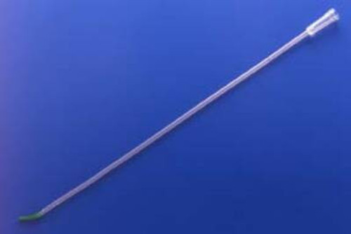 Urethral Catheter Rüsch® Tiemann Tip Silicone Coated PVC 12 Fr. 16 Inch 221800-000120 Box of 50 221800120 Rusch® 178909_BX
