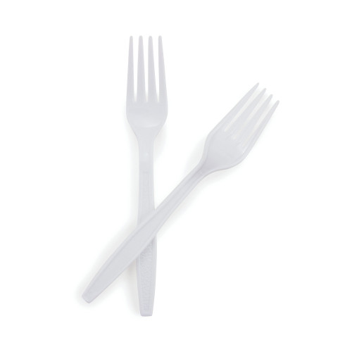 McKesson Fork Heavy Weight White Polypropylene, 16-9000, Case of 1000
