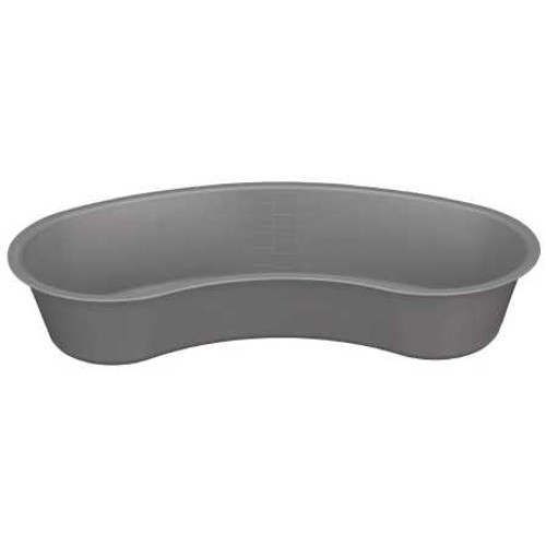 Emesis Basin McKesson Graphite 20 oz. Plastic Single Patient Use 56-80367 Case of 250 56-80367 McKesson 1028128_CS