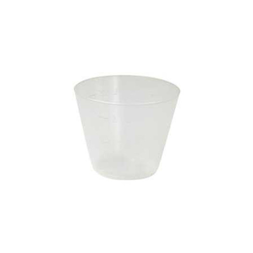 Graduated Medicine Cup Dynarex 1 oz. Clear Polypropylene Disposable 4252 BG/100 4252 DYNAREX CORP. 768926_BG