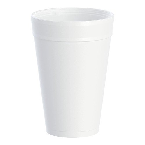 Drinking Cup Dart 32 oz. White Styrofoam Disposable 32TJ32 Case of 500
