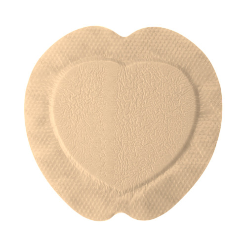 McKesson 5-Layer Foam Dressing 7 X 7 Inch With Border Film Backing Silicone Gel Adhesive Sacral Sterile, 4845, Box of 10