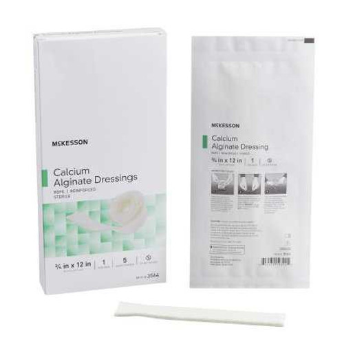 Alginate Dressing McKesson 3/4 x 12 Inch Rope 3564 Pack of 1 3564 McKesson 883271_EA
