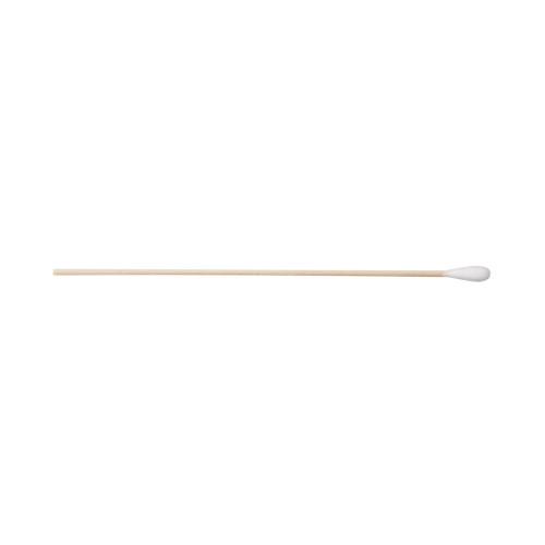 McKesson Swabstick Cotton Tip Wood Shaft 6 Inch Sterile 1 per Pack, 24-106-1S, Box of 100