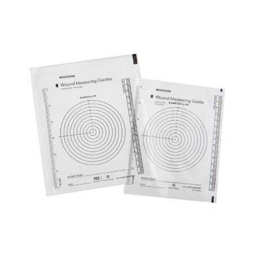 Wound Measuring Guide McKesson Clear Plastic NonSterile 5 x 7 Inch 533-30012100 Pack of 1 533-30012100 McKesson 580718_EA
