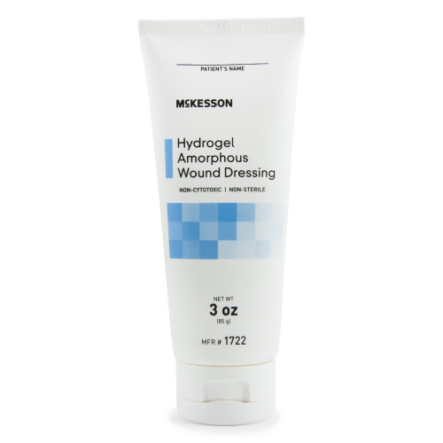 McKesson Hydrogel Wound Dressing 3 oz. Gel / Amorphous NonSterile, 1722, Case of 12
