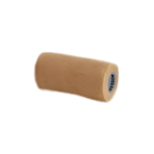 Cohesive Bandage McKesson 4 Inch X 5 Yard Standard Compression Self-adherent Closure Tan Sterile 16-53434 Each/1 16-53434 MCK BRAND 520556_EA