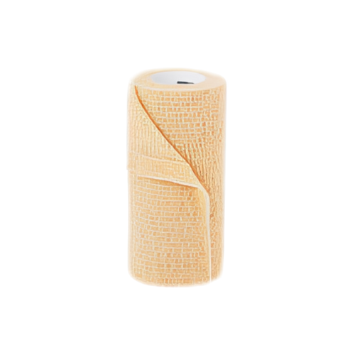 Cohesive Bandage McKesson 4 Inch X 5 Yard Standard Compression Self-adherent Closure Tan Sterile 16-53444 Each/1 16-53444 MCK BRAND 520553_EA