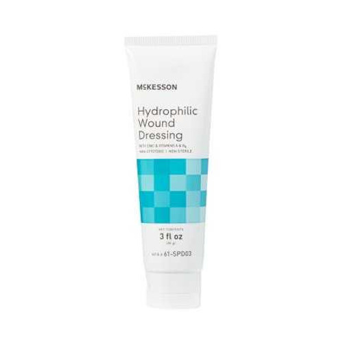 Hydrophilic Wound Dressing McKesson Zinc Vitamins A and B6 Calcium Magnesium 3 oz. NonSterile 61-SPD03 Case/12 61-SPD03 MCK BRAND 488915_CS