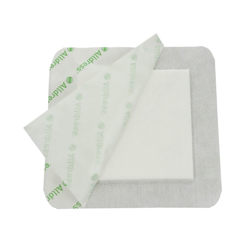 Alldress Composite Dressing 4 X 4 Inch Square Sterile Waterproof Film Backing, 265329, Pack of 1