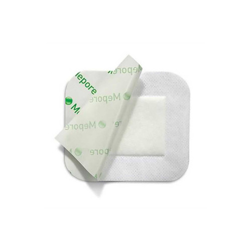 Adhesive Dressing Mepore 3.6 X 4 Inch Nonwoven Spunlace Polyester Rectangle White Sterile 670900 Each/1 670900 MOLNLYCKE HEALTH CARE US LLC 324384_EA