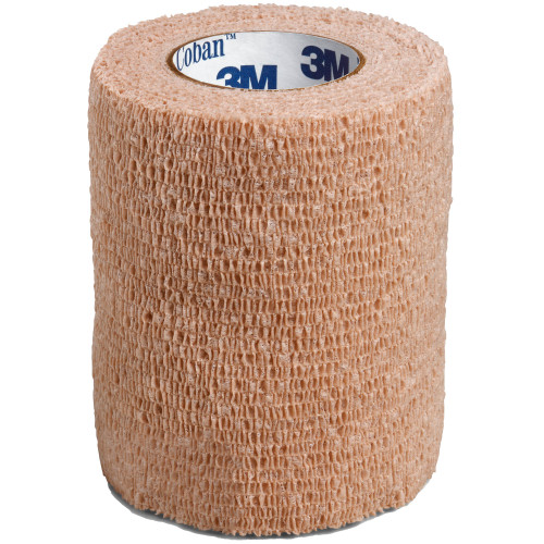 3M Coban Cohesive Bandage, 3'' x 5 Yard, Non Sterile, Case of 24