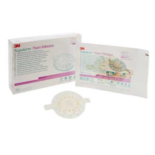 Foam Dressing 3M Tegaderm 4 X 4-1/2 Inch Oval Adhesive with Border Sterile 90611 Box/10 90611 3M 465141_BX