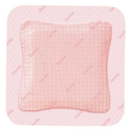 Thin Silicone Foam Dressing Allevyn Gentle Border Lite 6 X 6 Inch Square Adhesive with Border Sterile 66800840 Box/10 66800840 UNITED / SMITH & NEPHEW 767993_BX