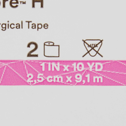 Medical Tape 3M Medipore H Water Resistant Cloth 1 Inch X 10 Yard NonSterile 2861 Pack/2 3M 443997_PK