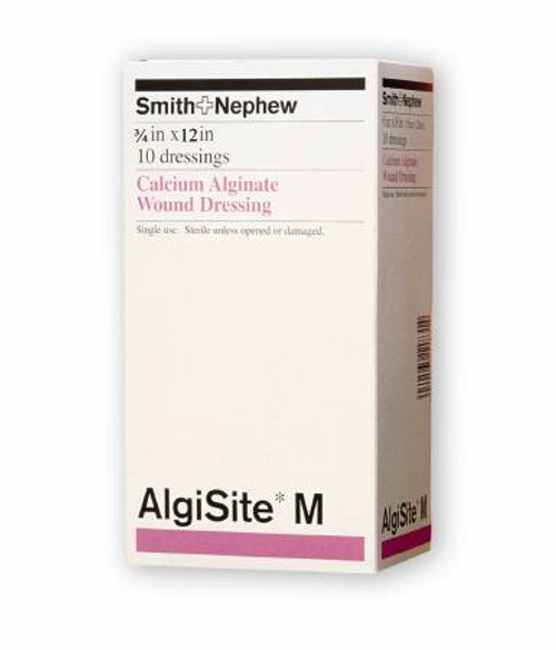 Alginate Dressing AlgiSite M 3/4 x 12 Inch Rectangle 59480400 Pack of 1 59480400 AlgiSite M 369232_EA Alginate Dressing AlgiSite M 3/4 x 12 Inch Rectangle 59480400 Pack of 1 59480400 AlgiSite M 369232_EA